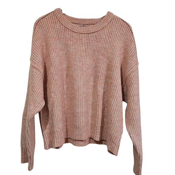 American Eagle Sweaters - American Eagle Chenille Ribbed Knit Sweater Dusty Rose/Mauve Size XL